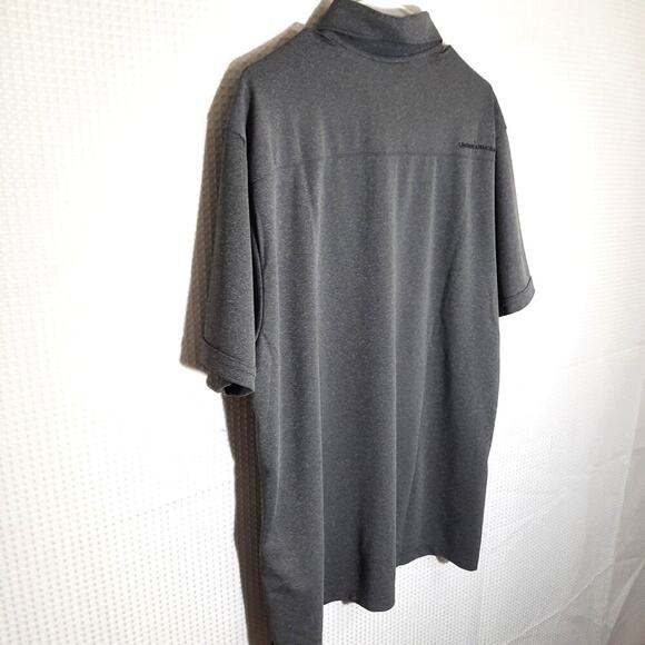 Under Armour XL Polo Mens Gray Auburn Track Field Shirt HeatGear Loose Fit - Picture 7 of 7